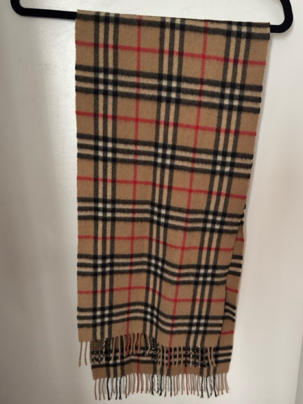 Burberrys of London 100% Cashmere Nova Check Scarf  Made in England Vintage - Picture 2 of 5